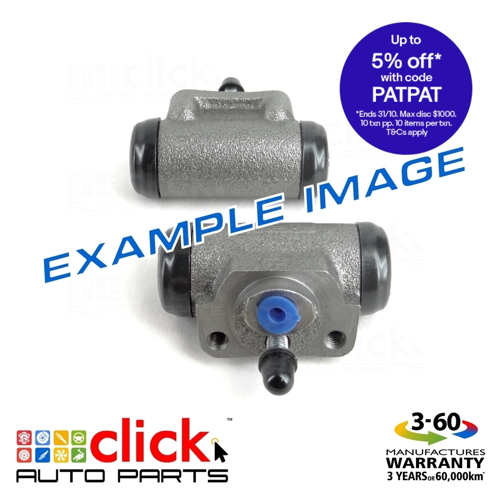 PAIR BRAKE WHEEL CYLINDERS REAR for FORD FALCON XT DRUM DRUM V8 3/1968